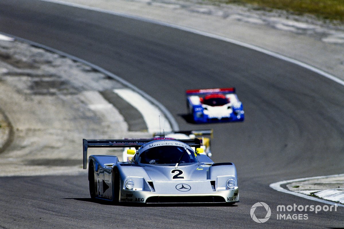 Jochen Mass, Michael Schumacher, Mercedes-Benz C11