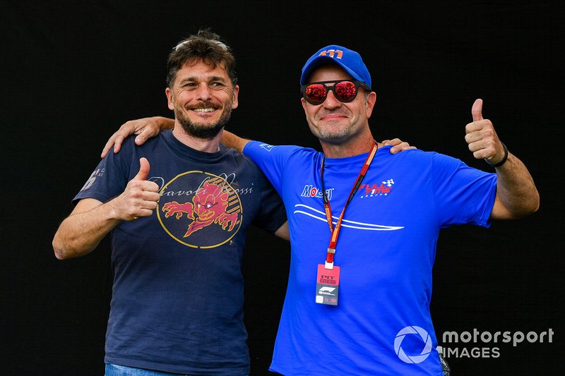 Giancarlo Fisichella e Rubens Barrichello