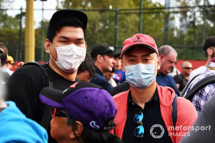 Aficionados sin poder entrar al GP de Australia