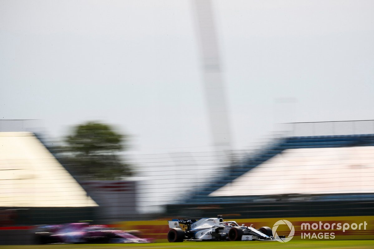 George Russell, Williams FW43, Lance Stroll, Racing Point RP20