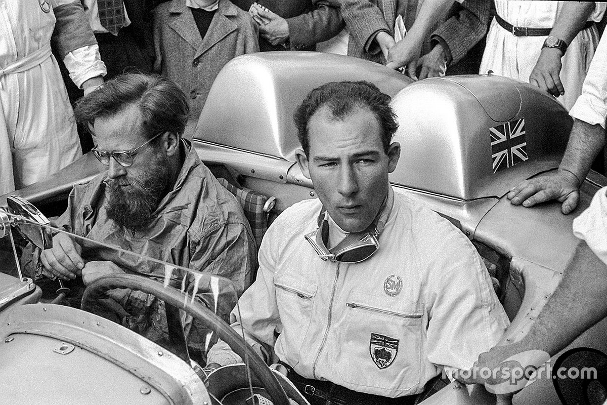 Stirling Moss, Denis Jenkinson, Mercedes-Benz 300 SLR