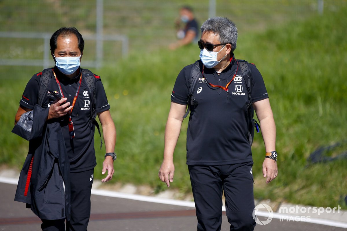 Masashi Yamamoto, General Manager, Honda Motorsport y Toyoharu Tanabe, director técnico de Honda F1
