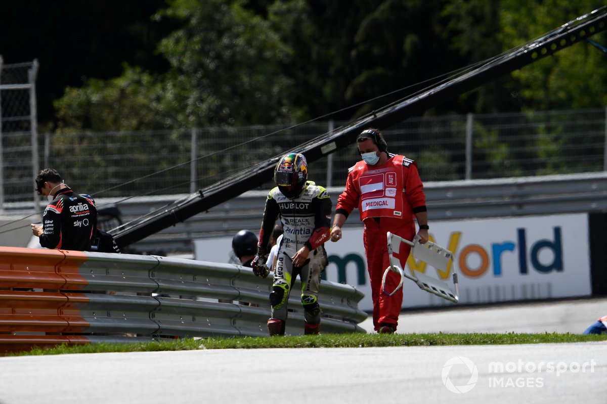 Accidente de Johann Zarco, Avintia Racing