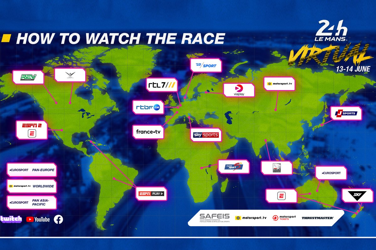 Programa de las 24h de Le Mans virtuales