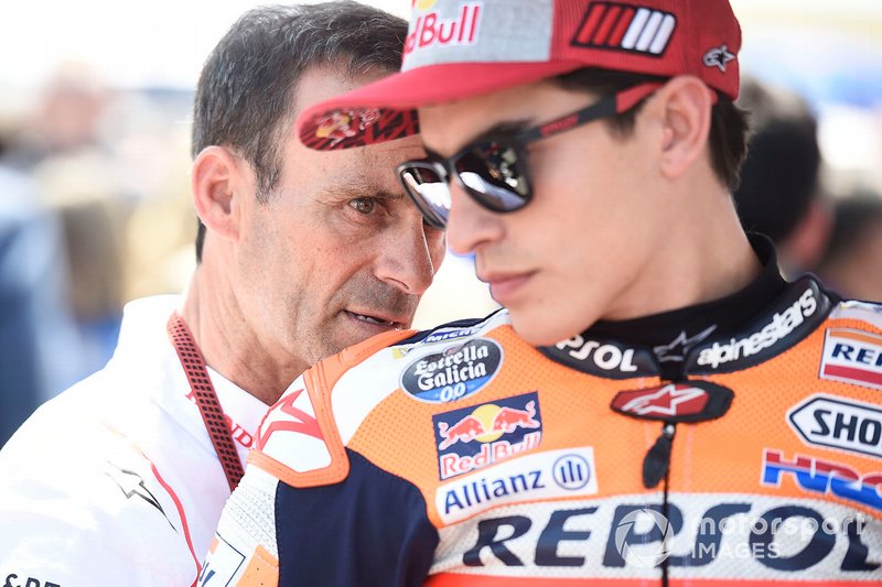 Marc Marquez, Repsol Honda Team, mit Alberto Puig
