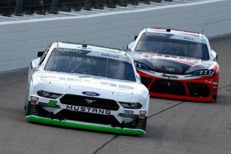 Cole Custer, Stewart-Haas Racing, Ford Mustang FIELDS and Christopher Bell, Joe Gibbs Racing, Toyota Supra Ruud