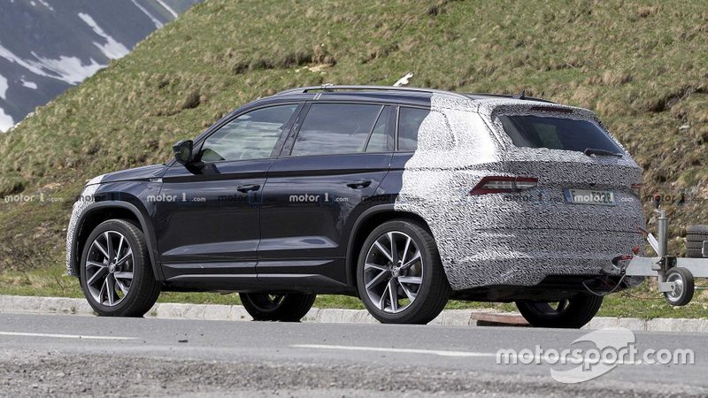 Шпигунське фото оновленого Skoda Kodiaq 2020 року
