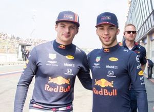 Max Verstappen and Pierre Gasly