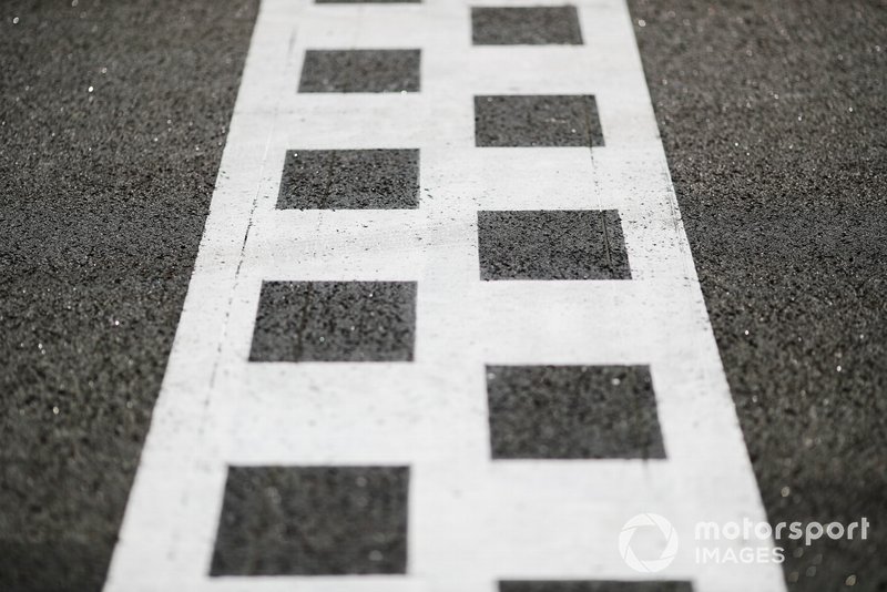 La ligne de départ/arrivée