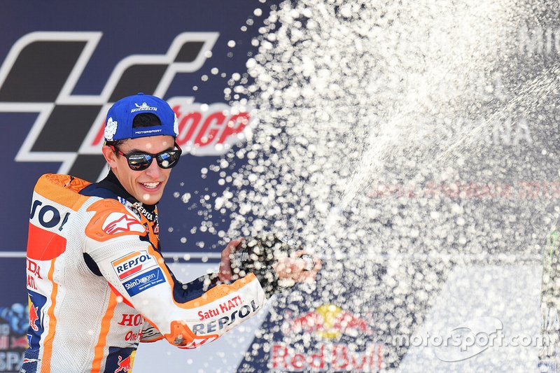 Podio: ganador, Marc Marquez, Repsol Honda Team