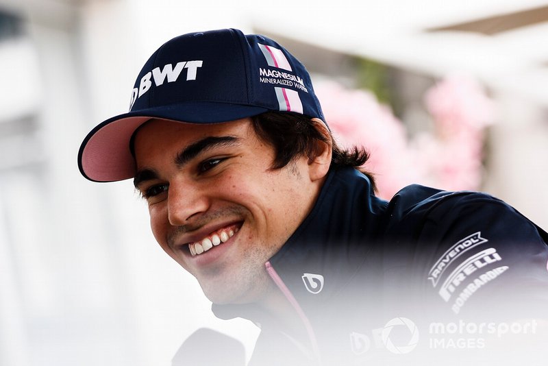 Lance Stroll, Racing Point parle avec les médias