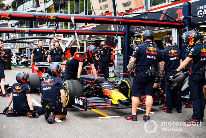 Prove pit stop Red Bull Racing