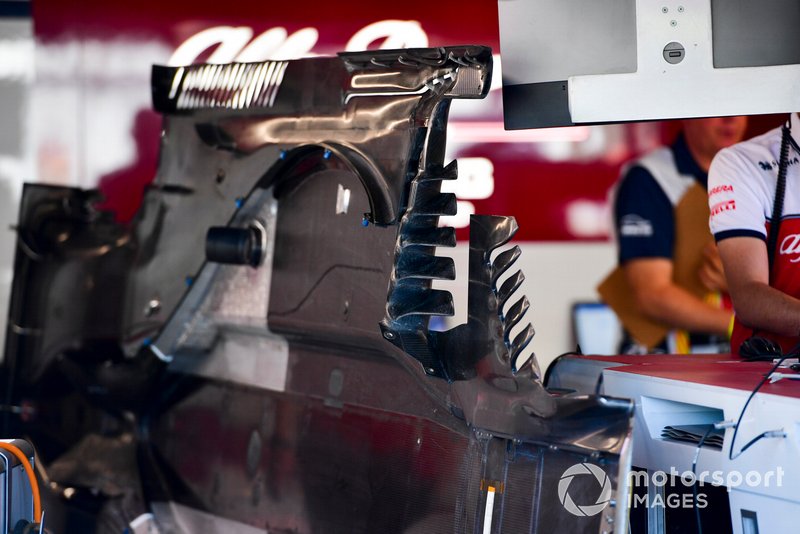 Floor of Alfa Romeo Racing C38