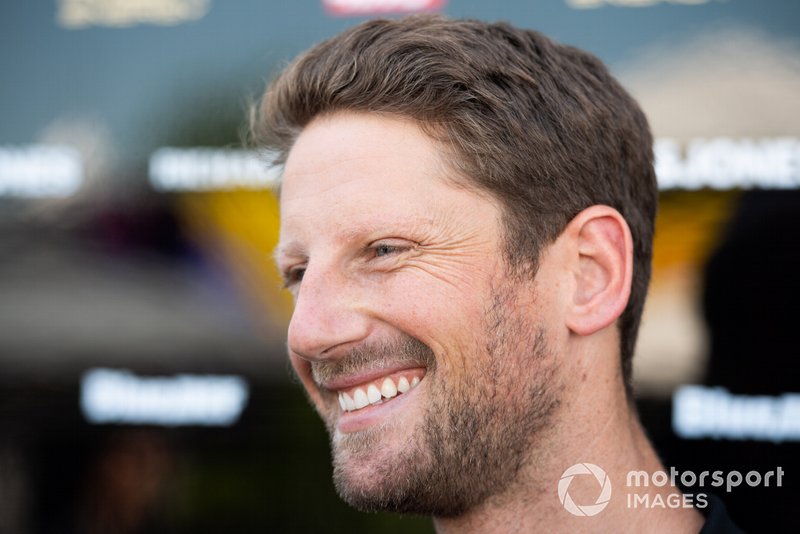 Romain Grosjean, Haas F1, parle à la presse