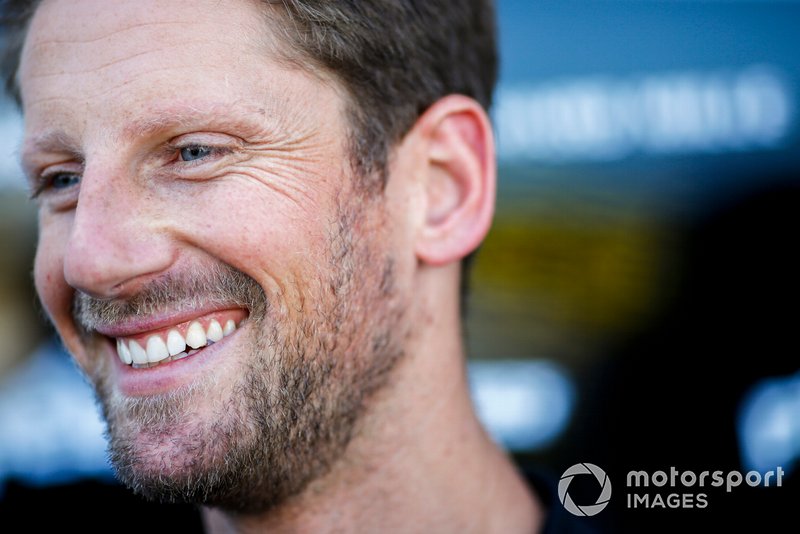 Romain Grosjean, Haas F1, parle à la presse