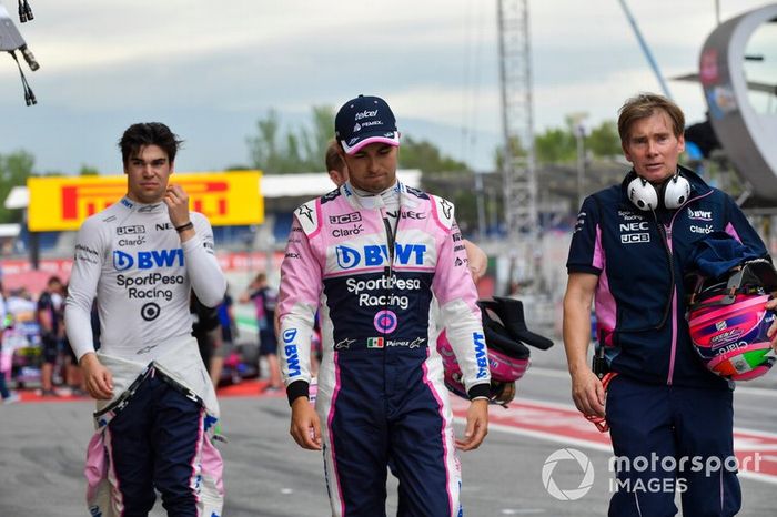 Lance Stroll, Racing Point y Sergio Pérez, Racing Point