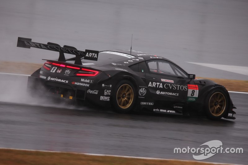#8 Autobacs Racing Team Aguri Honda NSX-GT: Tomoki Nojiri, Takuya Izawa