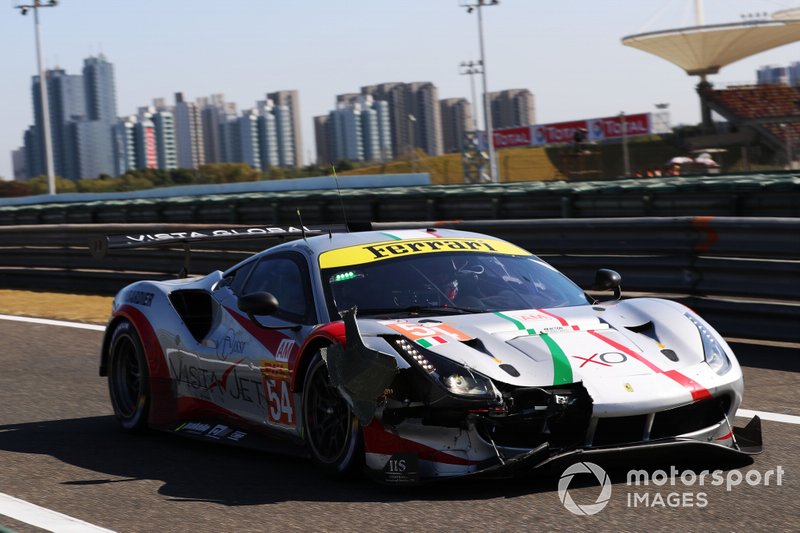 #54 AF Corse Ferrari 488 GTE EVO: Thomas Flohr, Francesco Castellacci, Giancarlo Fisichella