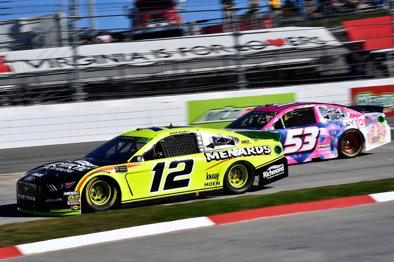 Ryan Blaney, Team Penske, Ford Mustang Menards/Richmond
