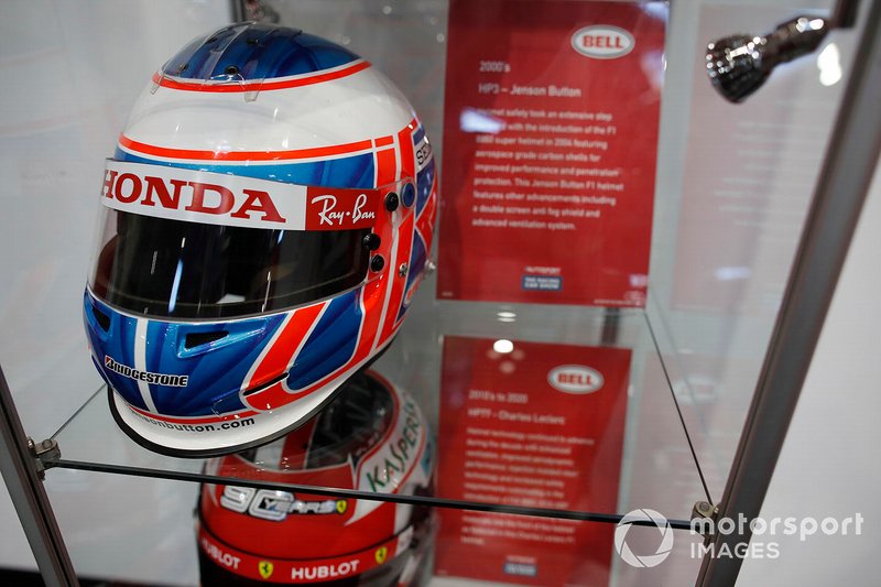 El casco de Jenson Button