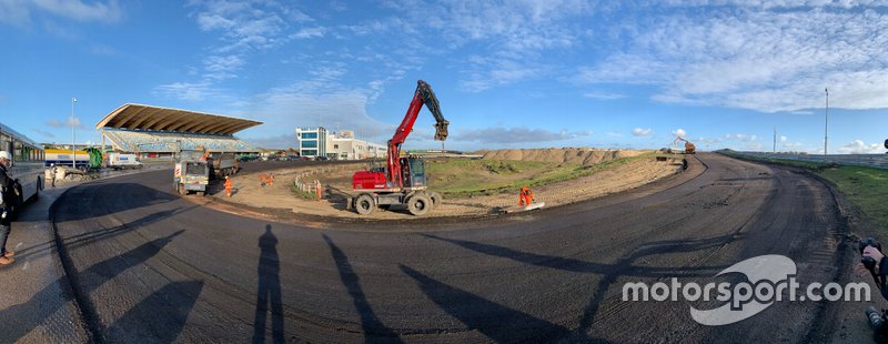 Bauarbeiten am Circuit Zandvoort