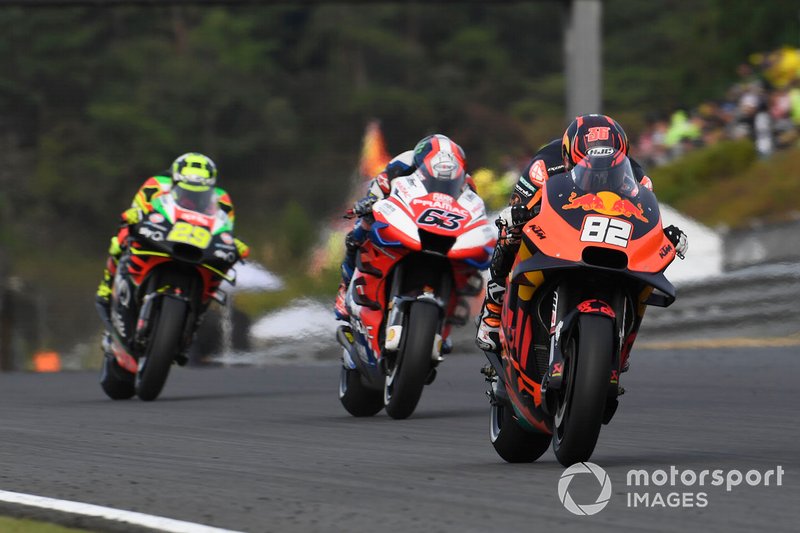 Mika Kallio, Pecco Bagnaia et Andrea Iannone