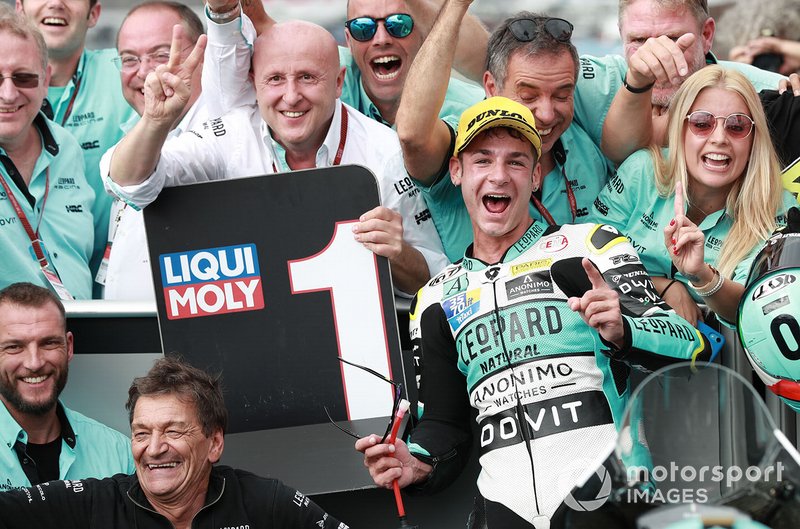 Il vincitore della gara Lorenzo Dalla Porta, Leopard Racing
