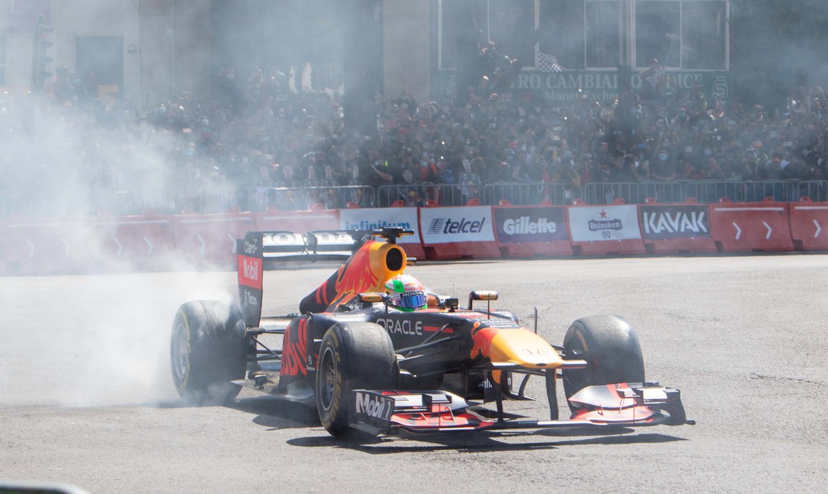 Sergio Pérez. Red Bull ShowRun CDMX