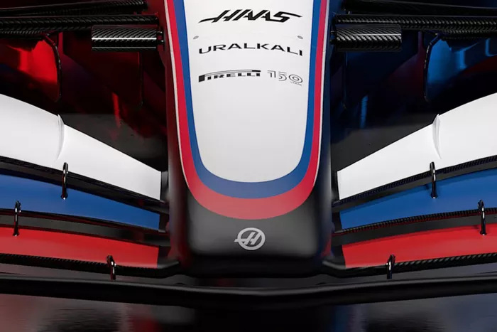Detalle del Haas VF-22
