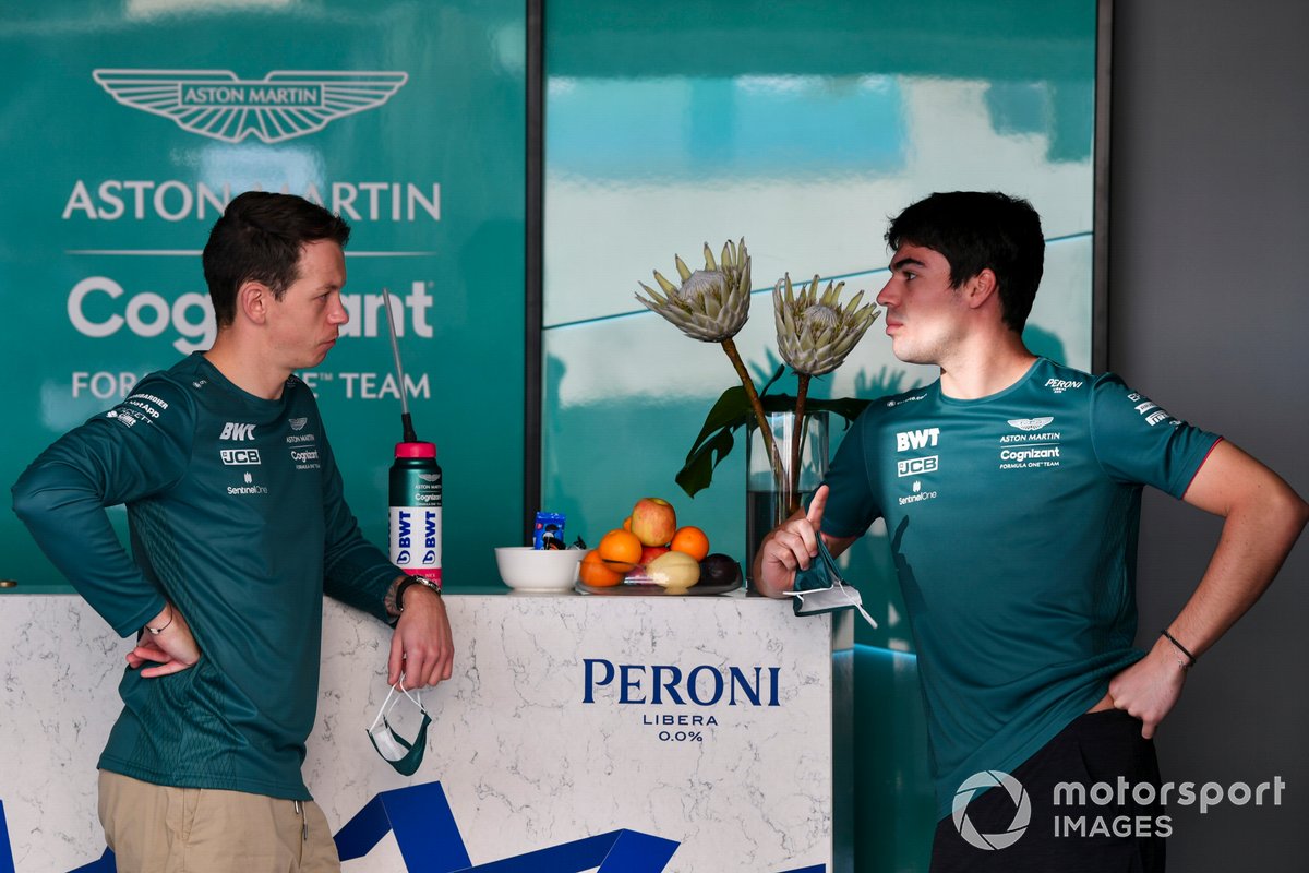 Nick Yelloly, Aston Martin y Lance Stroll, Aston Martin