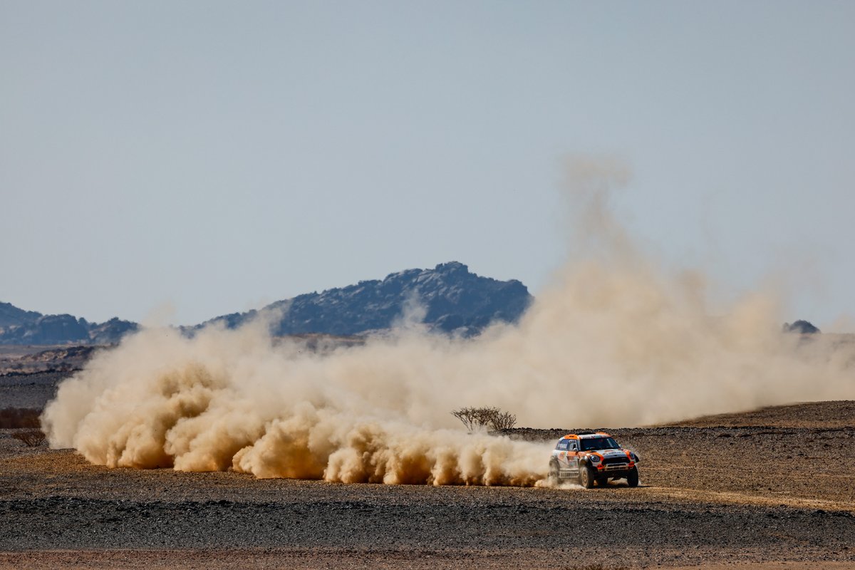 #238 X-Raid Mini John Cooper Works Rally Mini: Laia Sanz, Maurizio Gerini