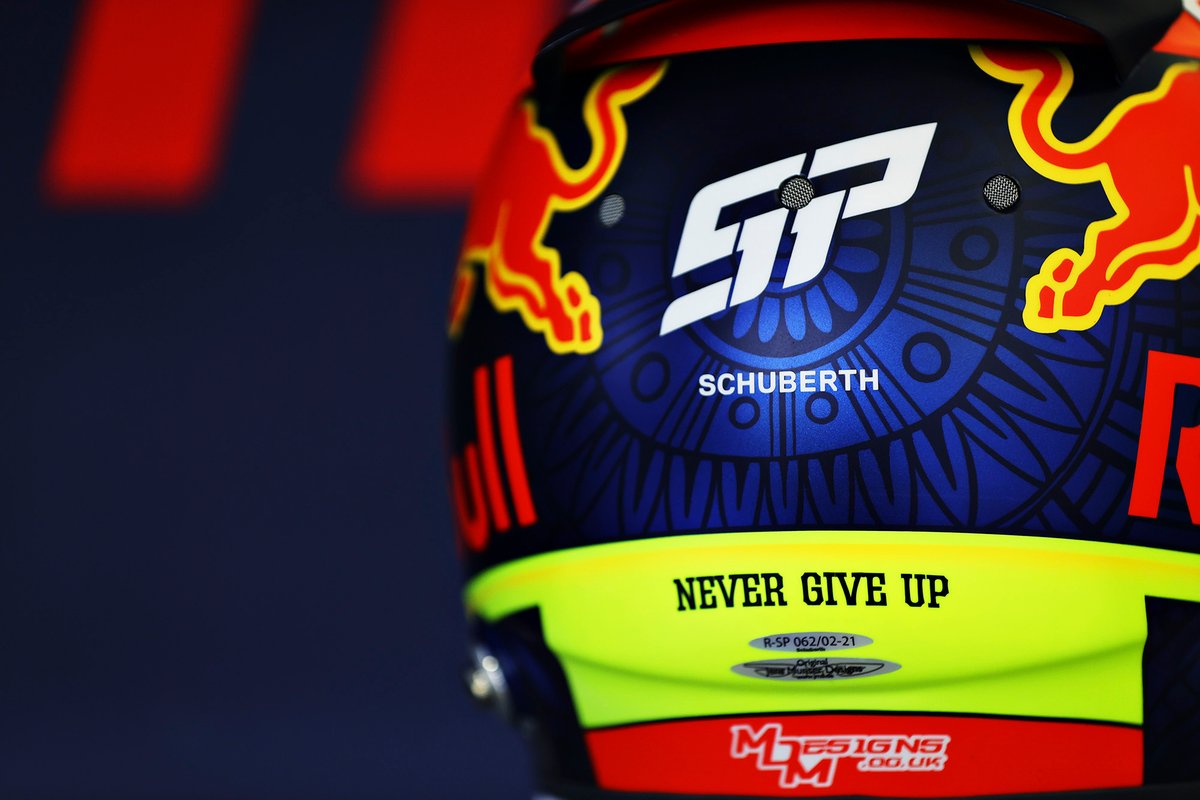Casco de Sergio Pérez, Red Bull Racing