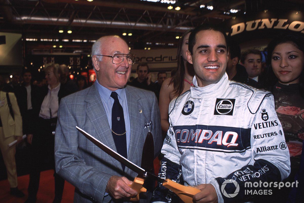 Murray Walker and Juan Pablo Montoya
