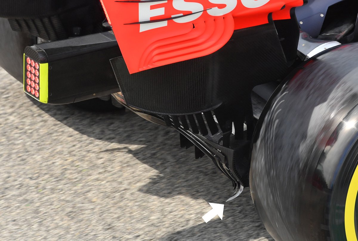 Red Bull Racing RB16B diffuser detail