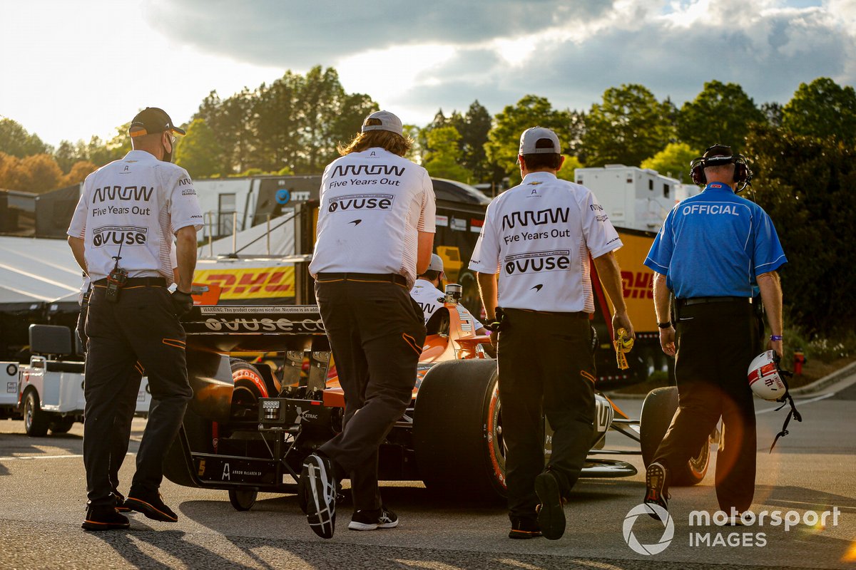 Patricio O'Ward, Arrow McLaren SP Chevrolet se lleva la pole position