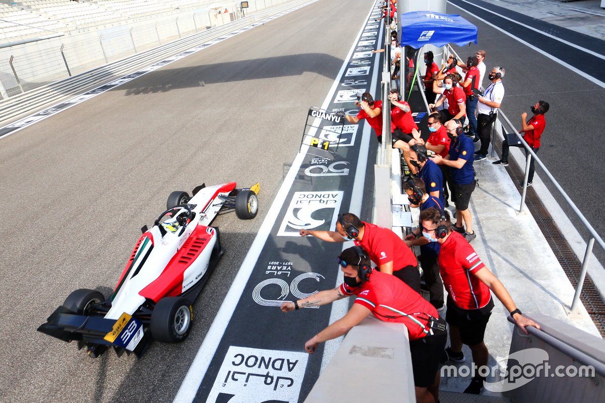 Guanyu Zhou, Abu Dhabi Racing by Prema, wins F3 Asian Championship