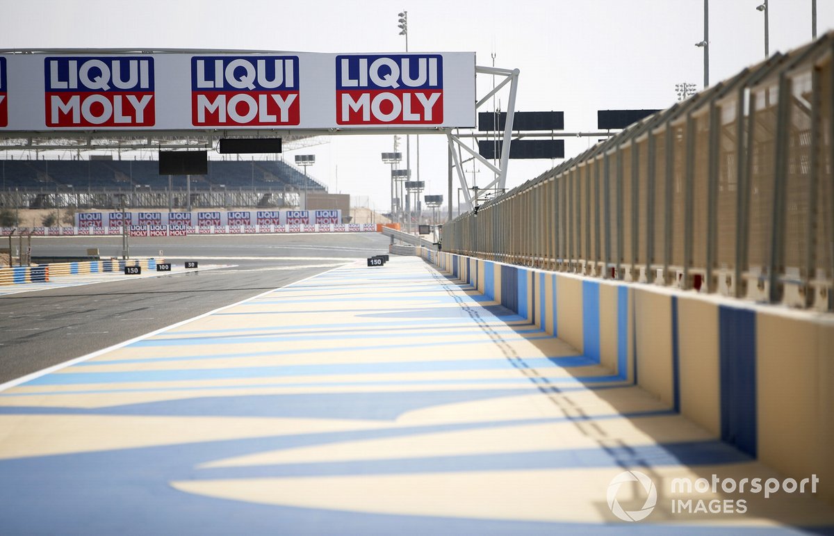 Detalle del circuito de la F1 en Bahrein