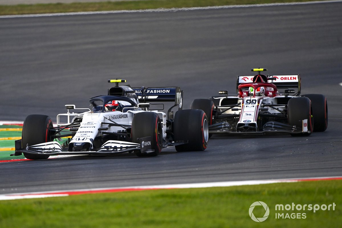 Pierre Gasly, AlphaTauri AT01, Antonio Giovinazzi, Alfa Romeo Racing C39