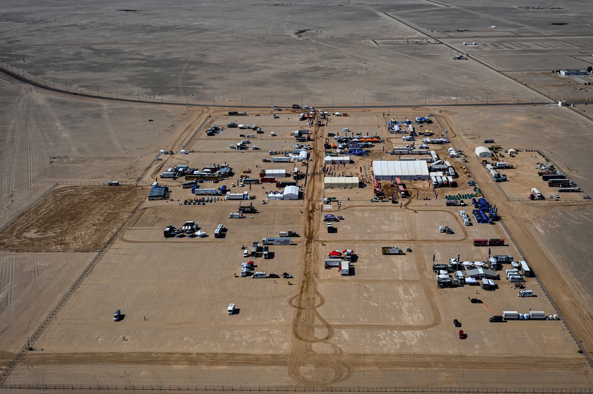 Vivac de la etapa 2 del Dakar 2021