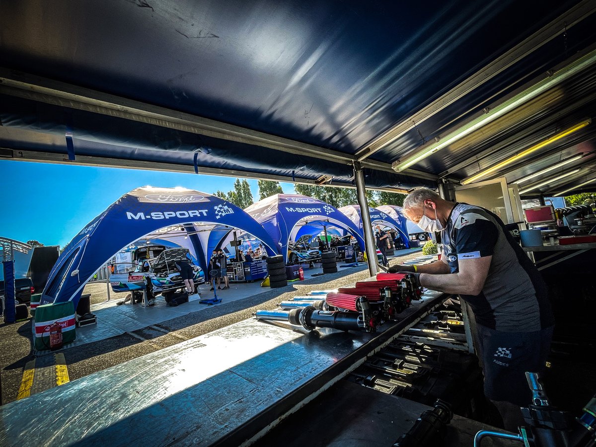 Área del equipo M-Sport Ford WRT