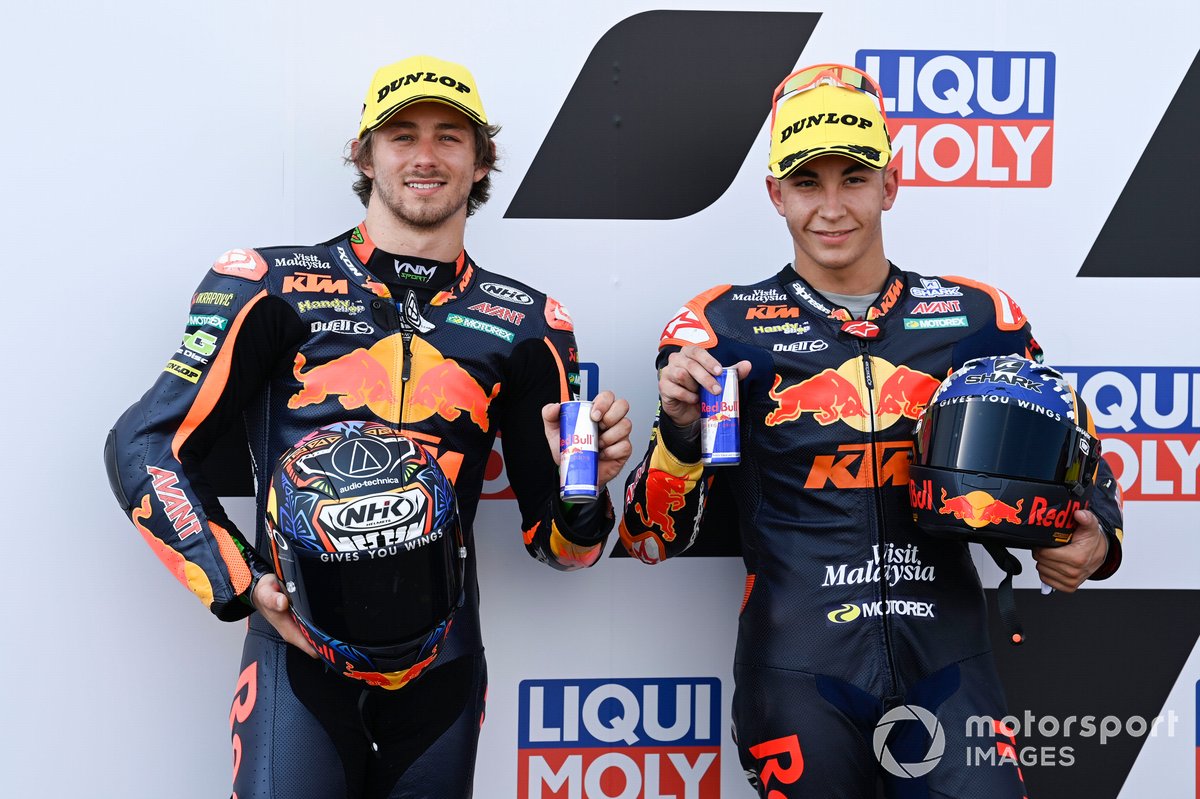 Remy Gardner, Red Bull KTM Ajo, Raul Fernandez, Red Bull KTM Ajo
