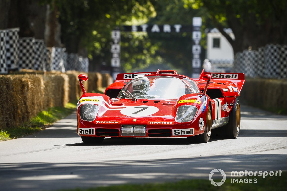 Nick Mason au volant de la Ferrari 512S (1970)