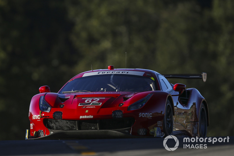 #62 Risi Competizione Ferrari 488 GTE, GTLM: Toni Vilander, Miguel Molina, Andrea Bertolini