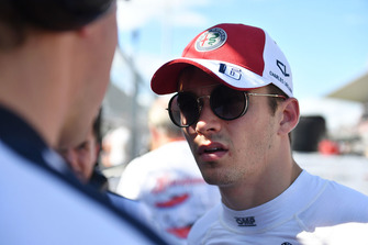 Charles Leclerc, Sauber on the grid