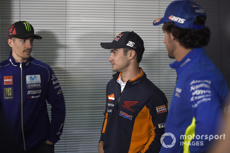 Maverick Viñales, Yamaha Factory Racing, Dani Pedrosa, Repsol Honda Team, Alex Rins, Team Suzuki MotoGP