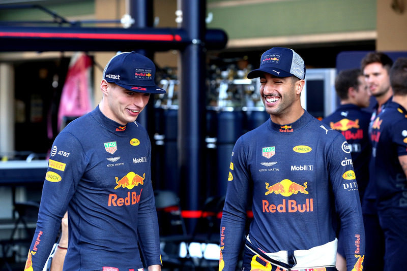 Max Verstappen, Red Bull Racing ve Daniel Ricciardo, Red Bull Racing