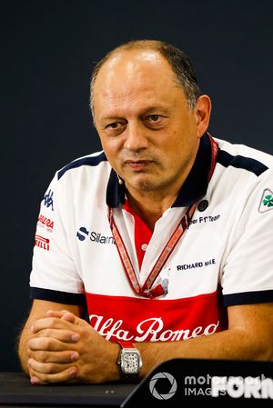 Frederic Vasseur, Team Principal, Sauber, en conférence de presse