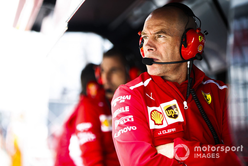 Jock Clear, director de ingeniería de Ferrari