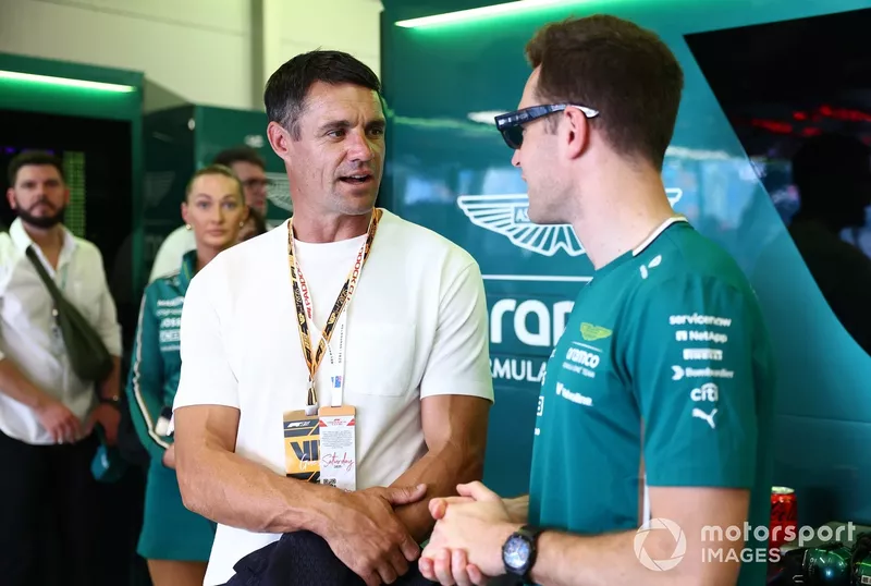 Dan Carter avec Stoffel Vandoorne, Aston Martin Racing