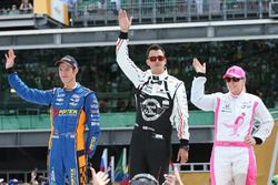 Matt Brabham, Team Murray Chevrolet, Graham Rahal, Rahal Letterman Lanigan Racing Honda, Pippa Mann, Dale Coyne Racing Honda